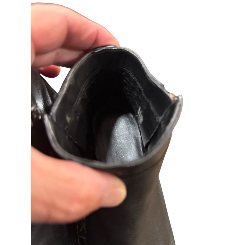 Cole Haan Grand Rene wms black leather ankle boots booties sz 6B SKU 9968 - Picture 15 of 16